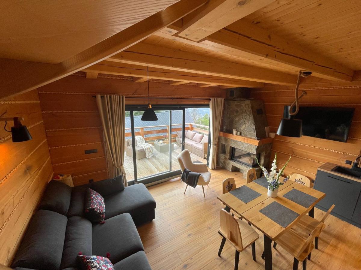 Domek Drewniany W Gorach Jacuzzi & Balia - Osada Chelm Stroza エクステリア 写真
